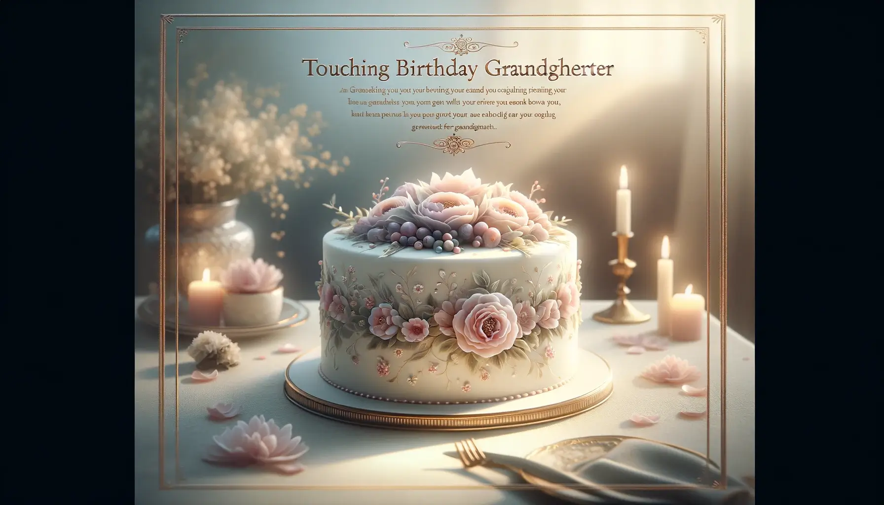 Touching Birthday Messages for Granddaughter
