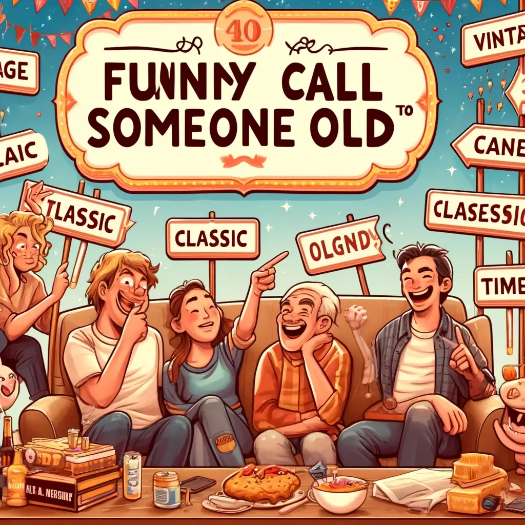 Funny Ways to Call Someone Old