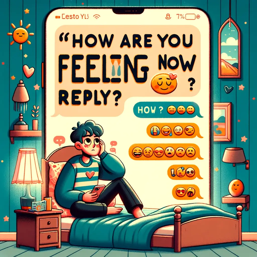 How are You Feeling Now Reply