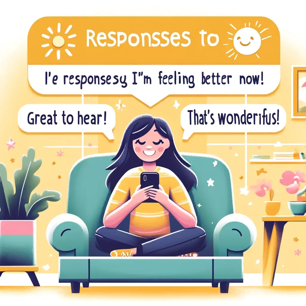 Best Responses To I m Feeling Better Now Uplift Connect