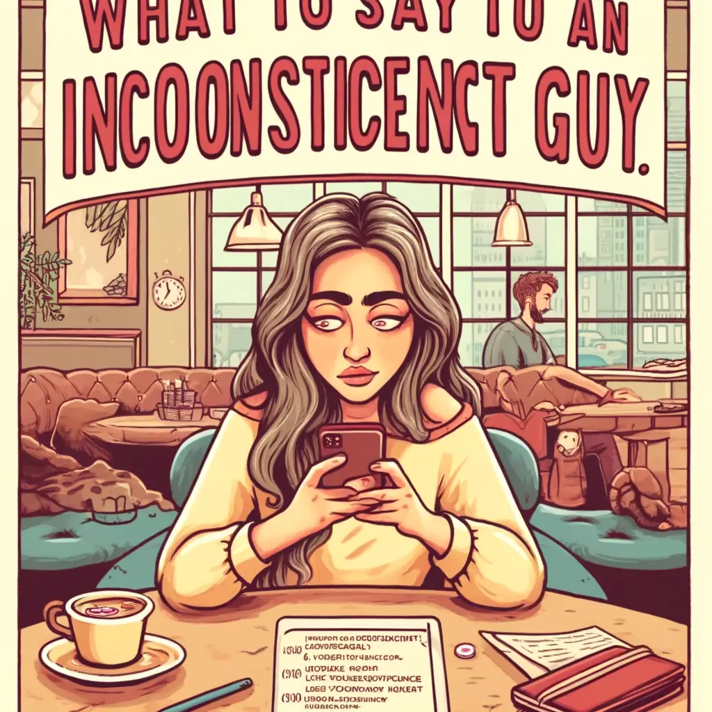 What to Say to an Inconsistent Guy