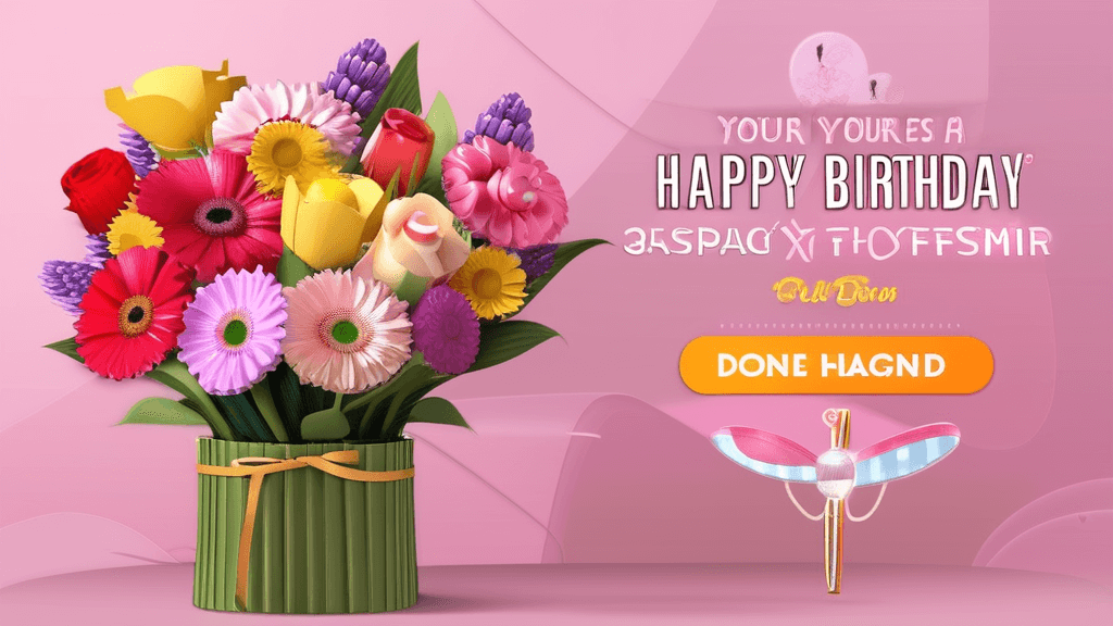 Birthday Flowers Messages