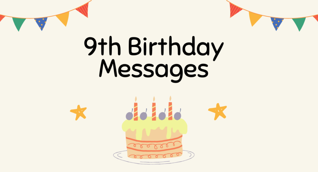 9th Birthday Messages