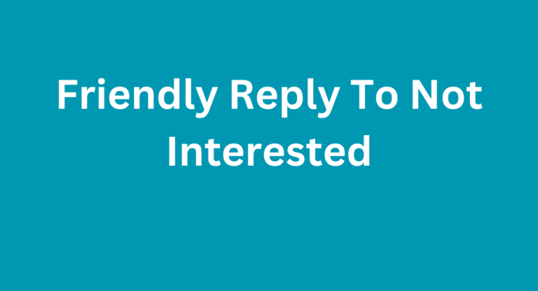 How to Reply to Not Interested: Master the Art of Resilient ...