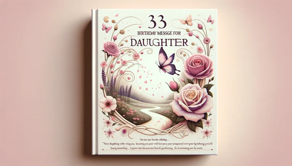 33rd Birthday Messages For Daughter