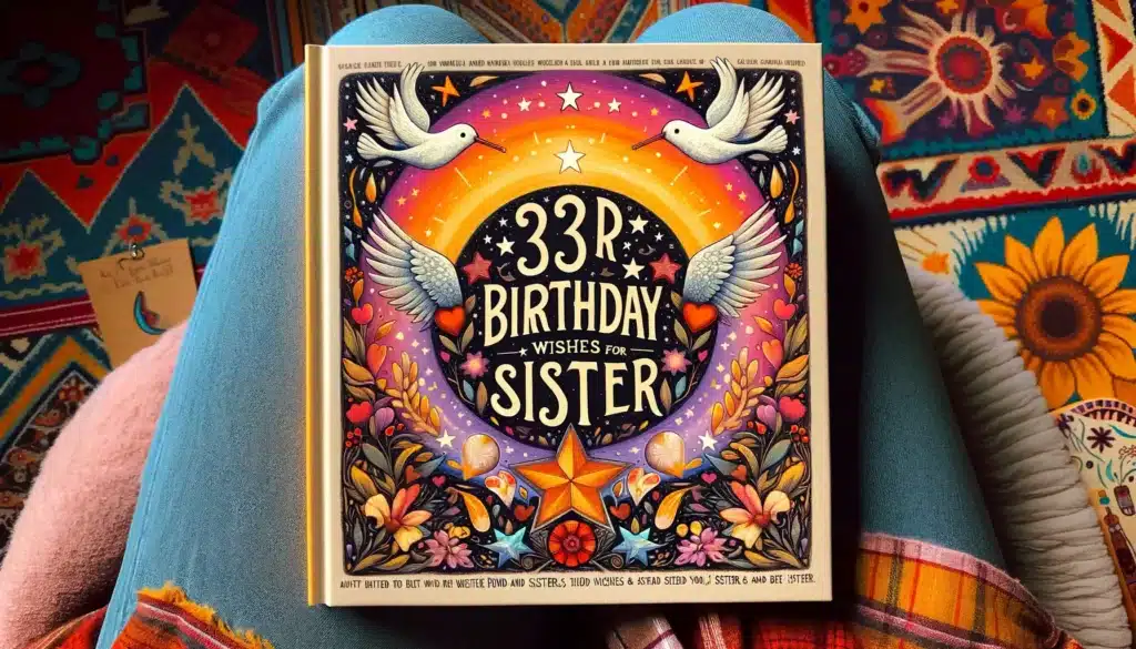 33rd Birthday Wishes For Sister