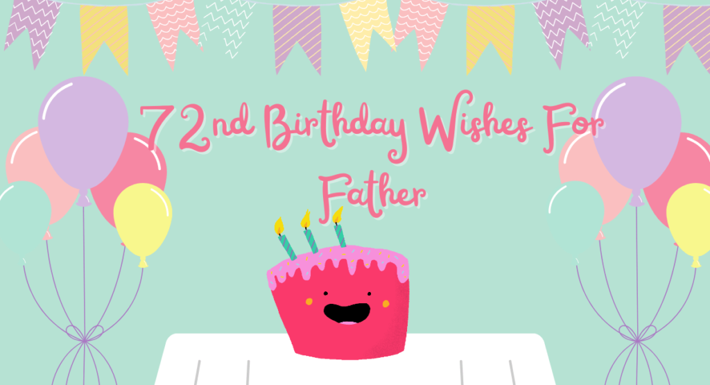 72nd Birthday Wishes For Father