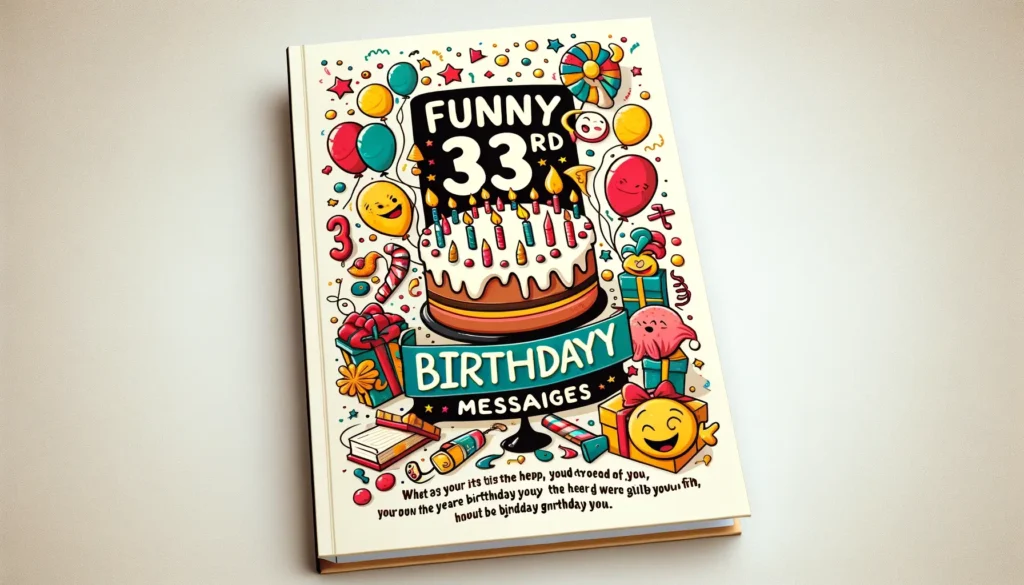 Funny 33rd Birthday Messages