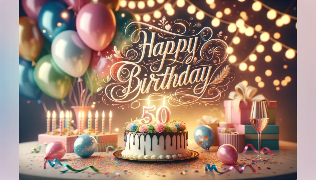 Happy 50th Birthday Message to a Friend Heartwarming Wishes and Quotes