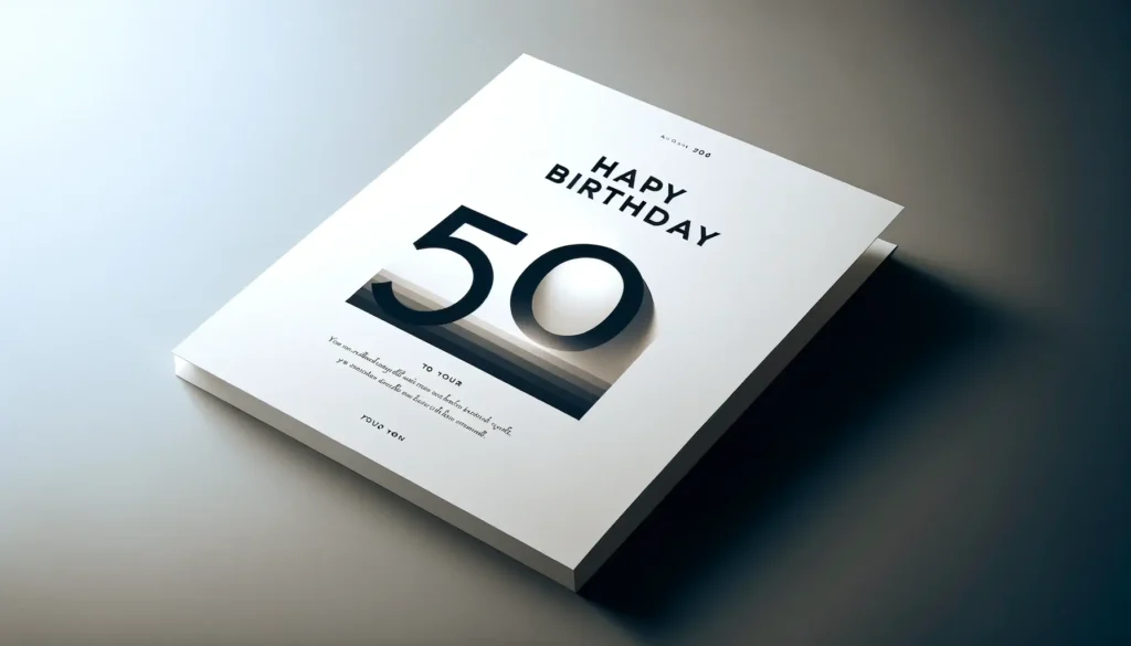 Short 50th Birthday Message To A Friend