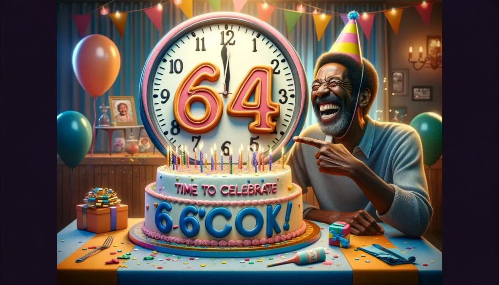 Funny 64th Birthday Messages