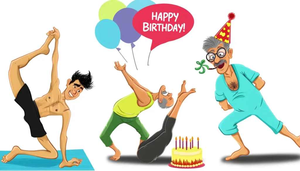 Funny Yoga Birthday Wishes