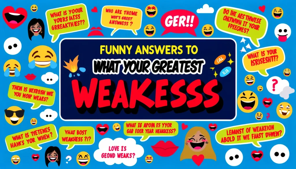 Funny Answers to What is Your Greatest Weakness