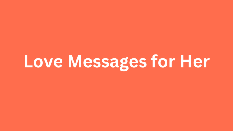 Love Messages for Her